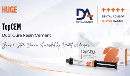 TopCEM Dual Cure Resin Cement - Your 5-Star Choice Awarded by Dental Advisor